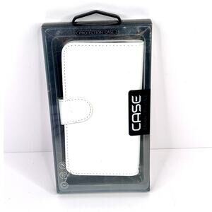 White Leather Flip Case Apple iPhone 11 Pro /  XS Max Magnetic Phone Case